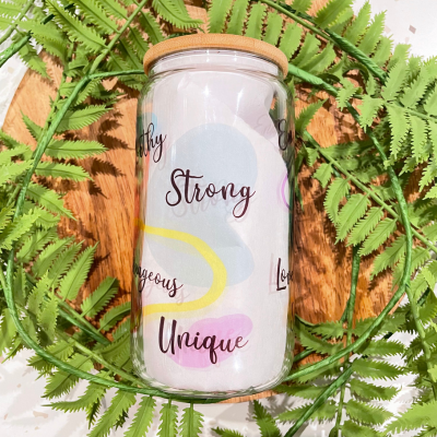 Custom/Personalized Cup - "I am" affirmations