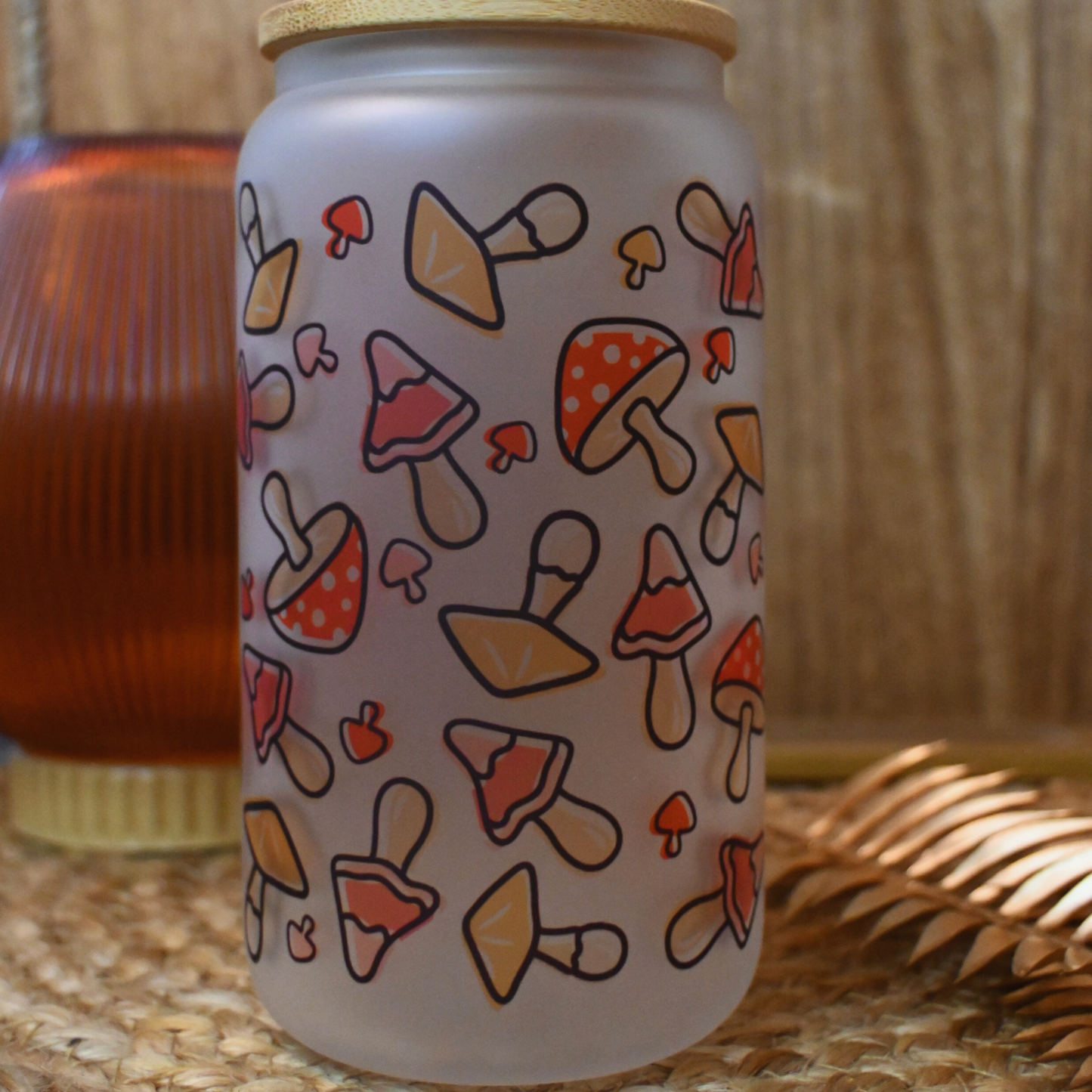 Tumbler Libbey Cup- Mushroom
