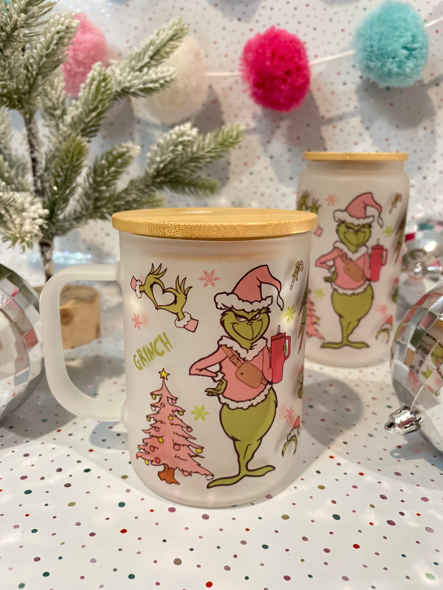 Tumbler Libbey Cup- Pinkmas Schedule -I'm Booked this Holiday