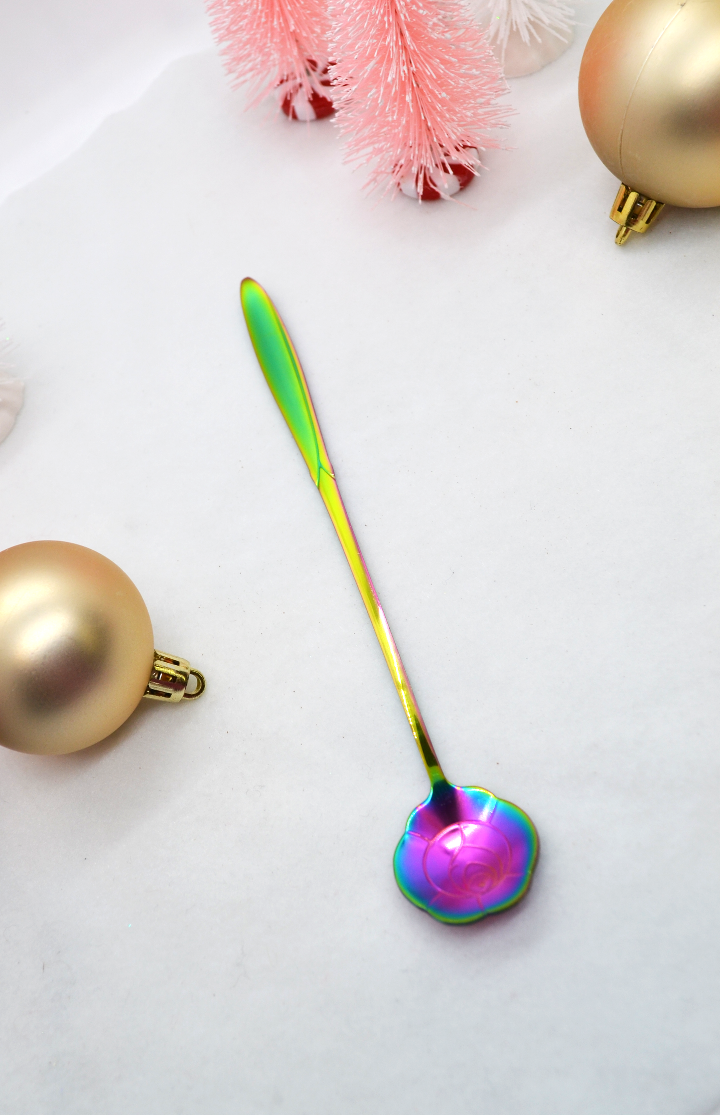 Long Handle Spoon - Petal 7inch