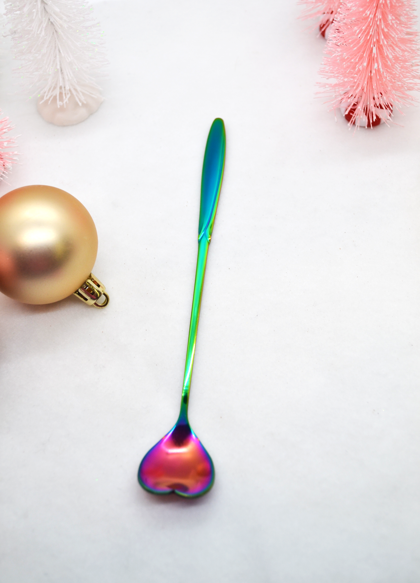 Long Handle Spoon - Heart 7inch
