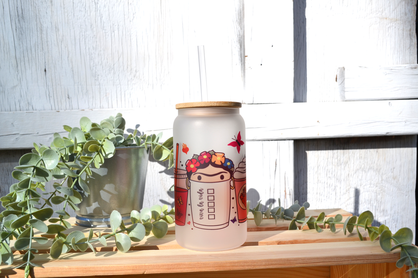 16 oz Libbey Cup - Frida Coffee Cups