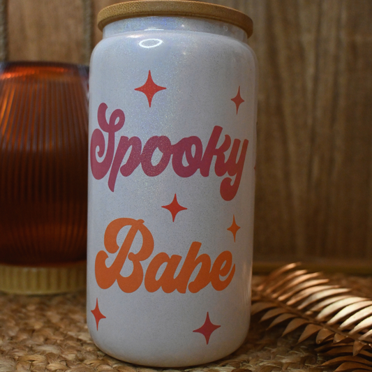 Tumbler Libbey Cup- Spooky Babe
