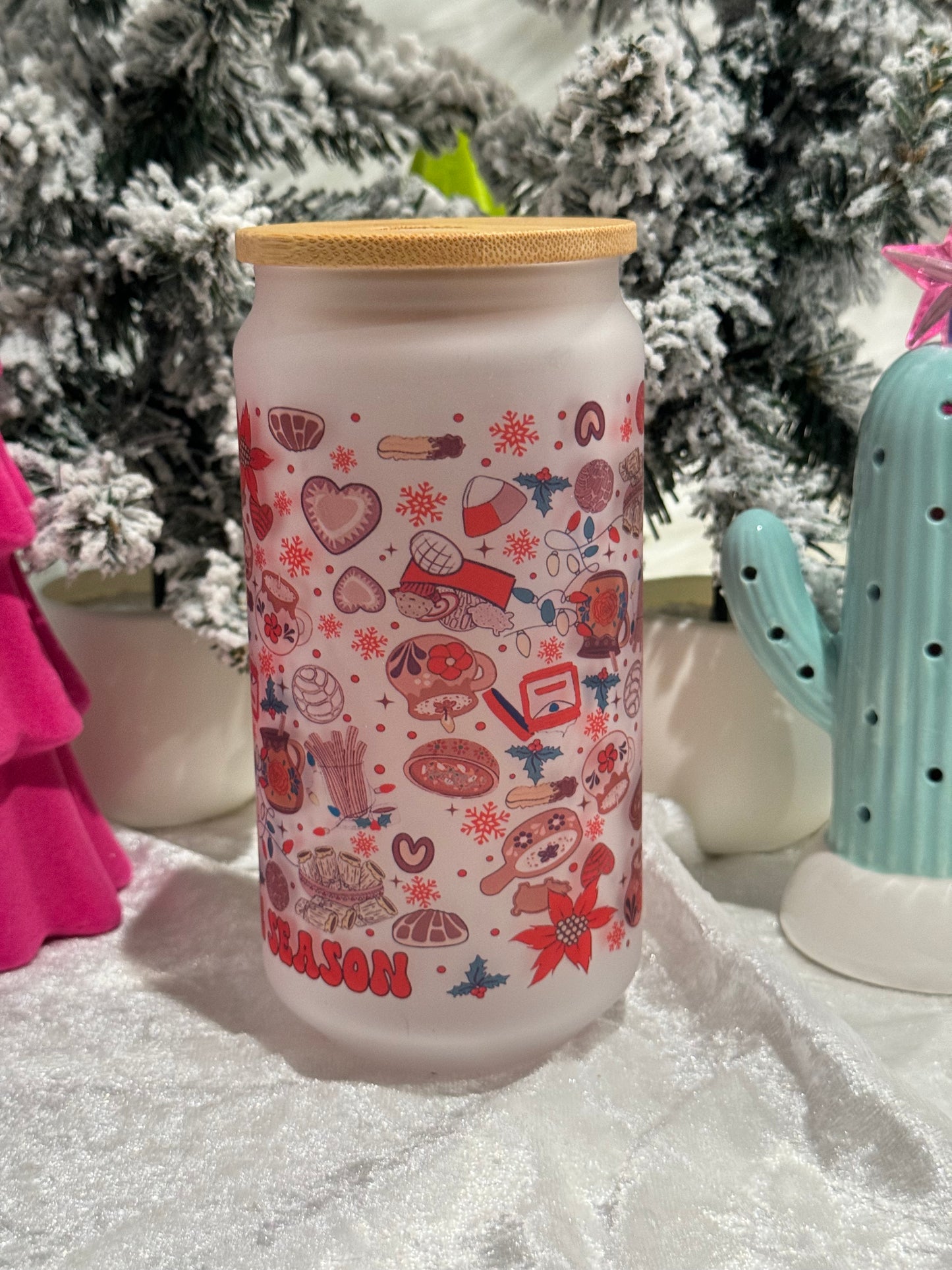 Tis' the season Christmas HOLIDAY Cup | Cozy Christmas |Holiday Aesthetic Gift |  Gifts for her