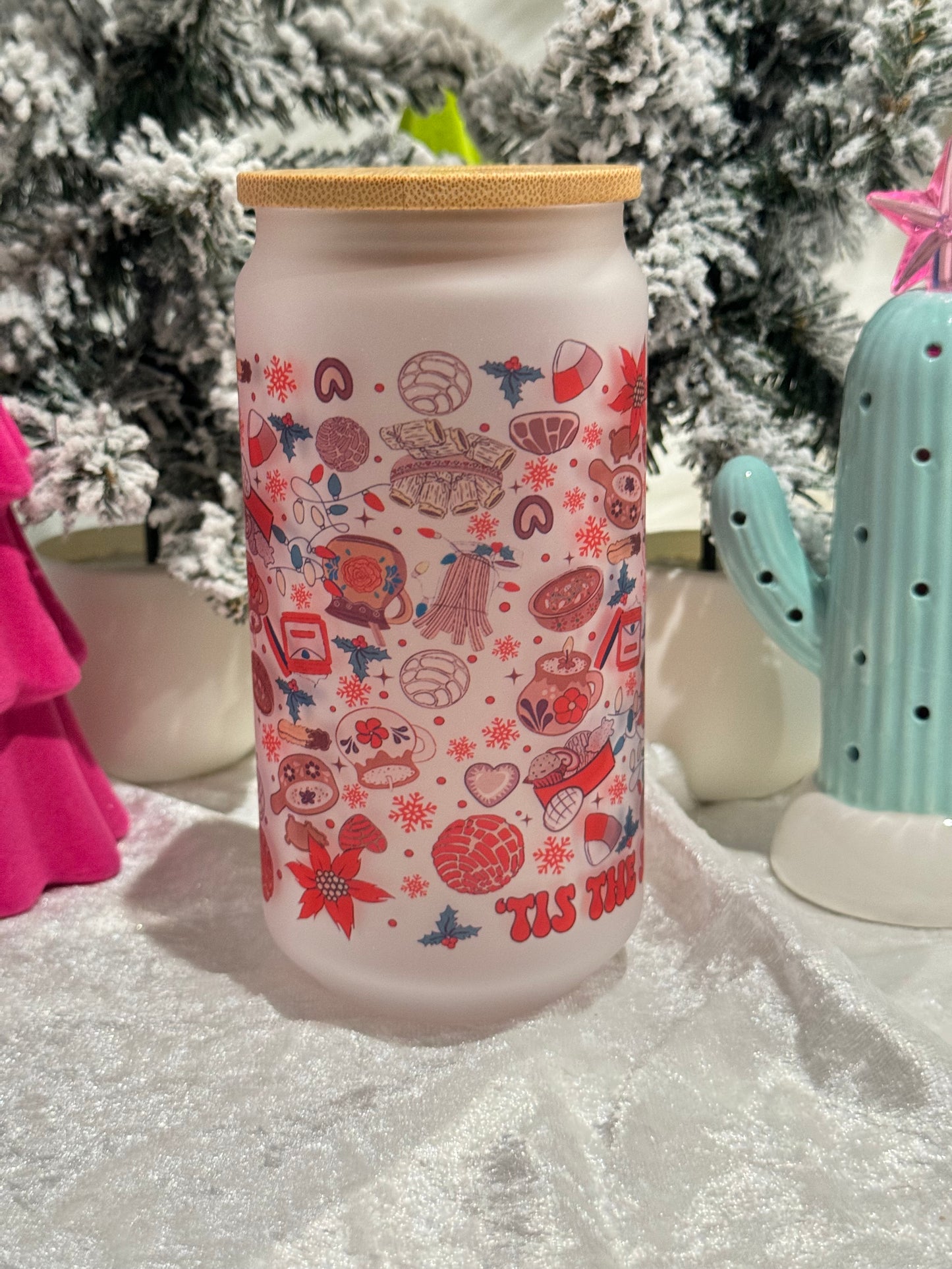 Tis' the season Christmas HOLIDAY Cup | Cozy Christmas |Holiday Aesthetic Gift |  Gifts for her