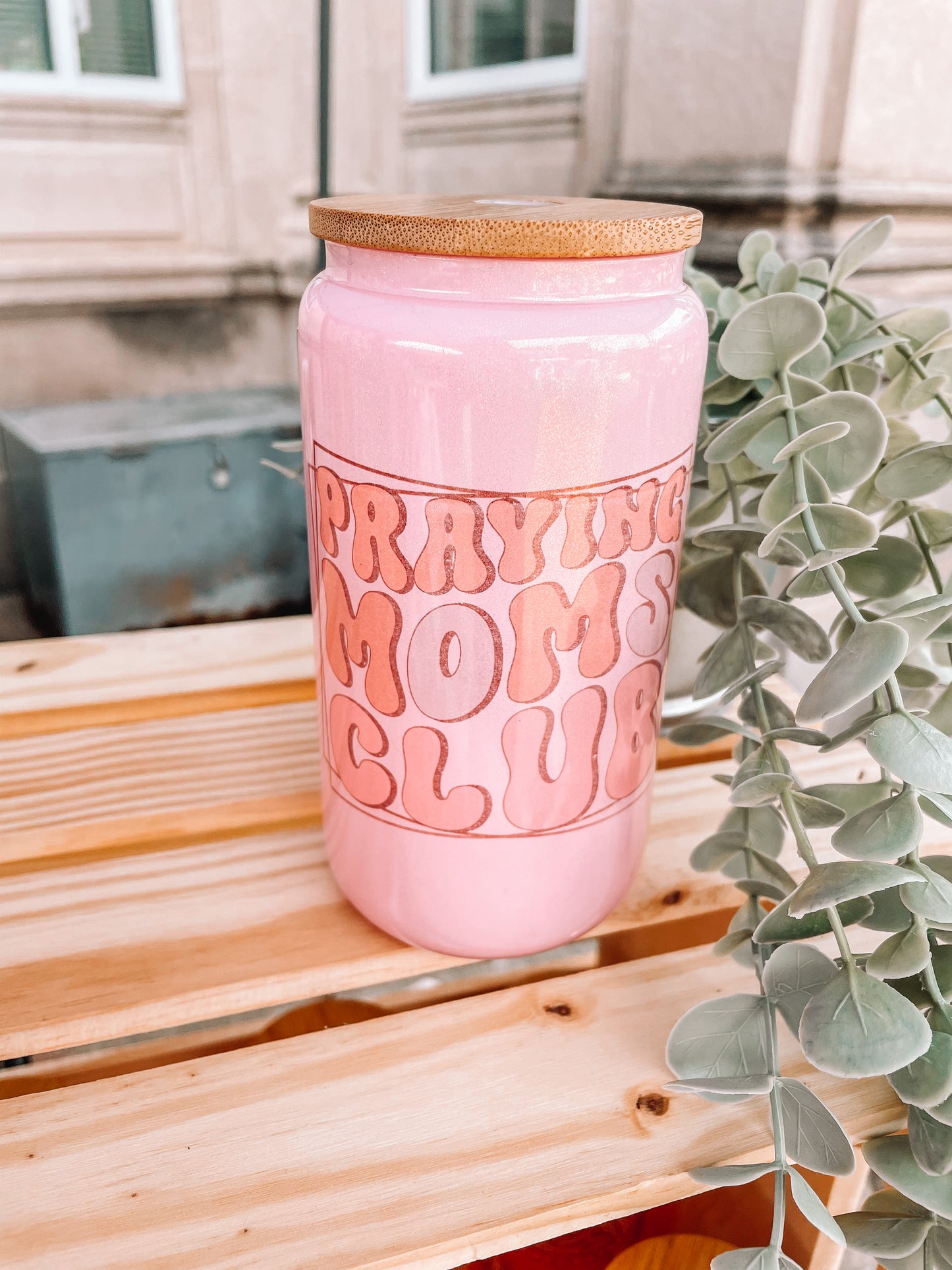 Custom/Personalized Libbey Cup- Praying Mom Club