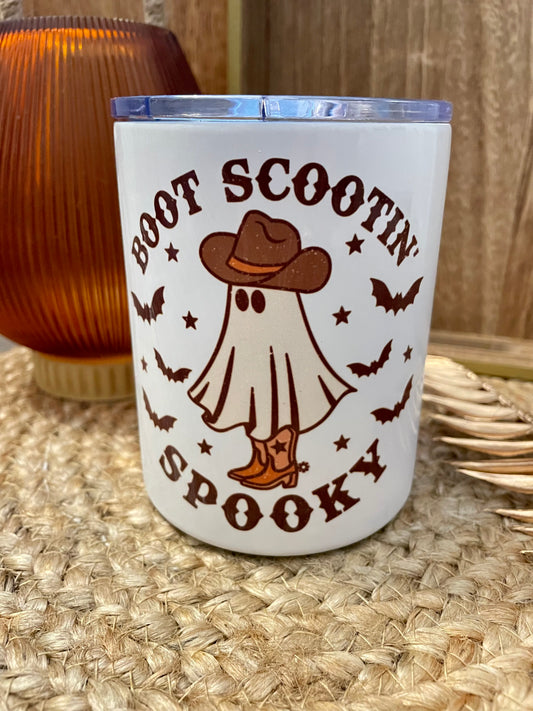 Tumbler Libbey Cup/Tumbler - Cowboy Boots Ghost