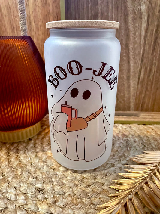 Tumbler Libbey Cup- Boo-Jee Ghost
