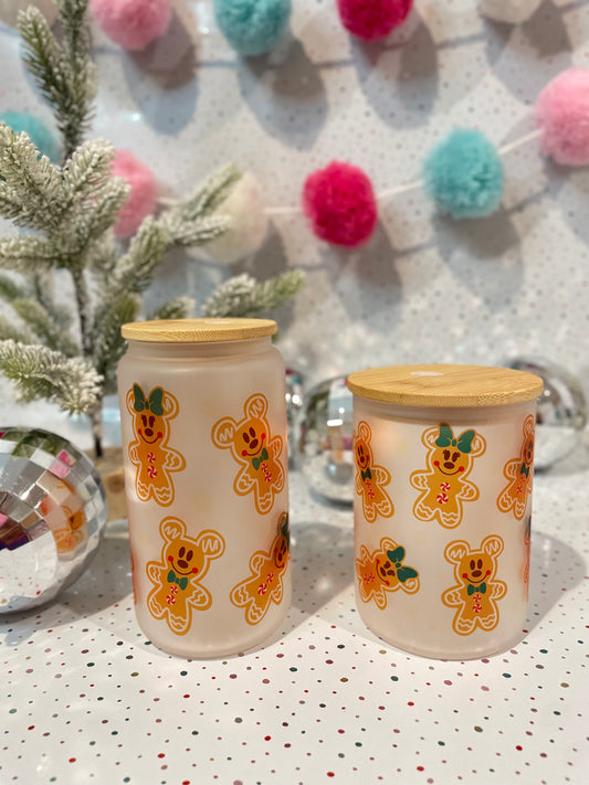 Tumbler Libbey Cup-Mouse Gingerbread Cuties