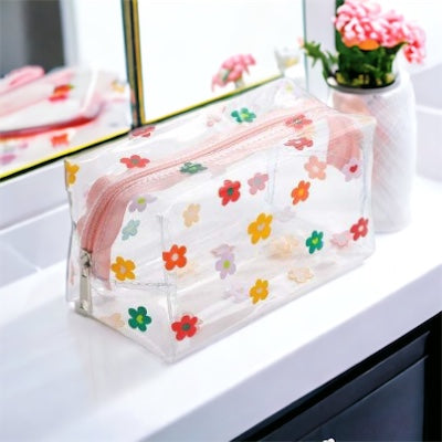 New Arrival - Daisy Flowers Travel Pouch