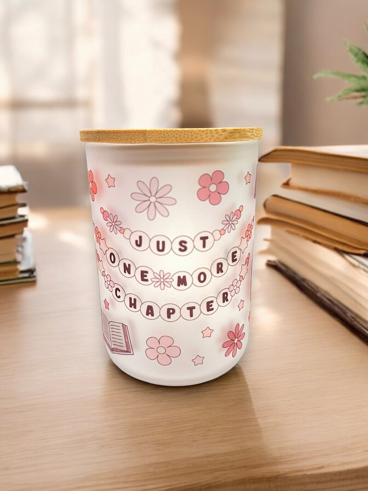 Bookish Cup | Just One More Chapter | Soft Girl Aesthetic