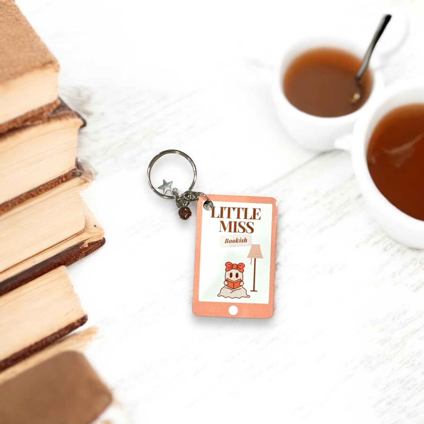 Bookish Keychains | soft girl aesthetic  | bookish gift for her | book accessories