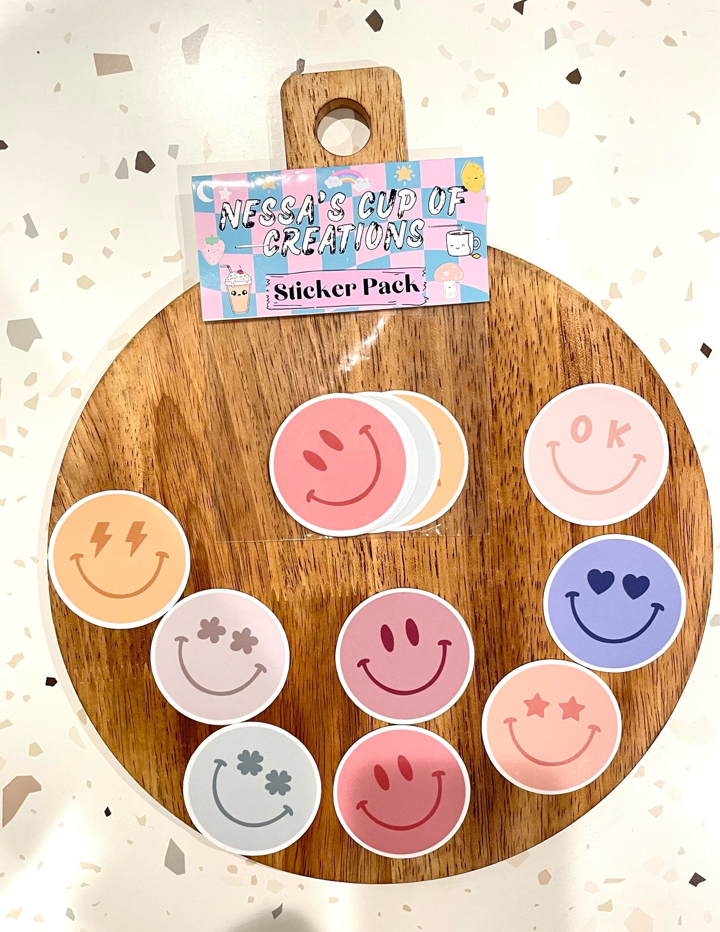 Nessa's Sticker Pack - Smiley Face
