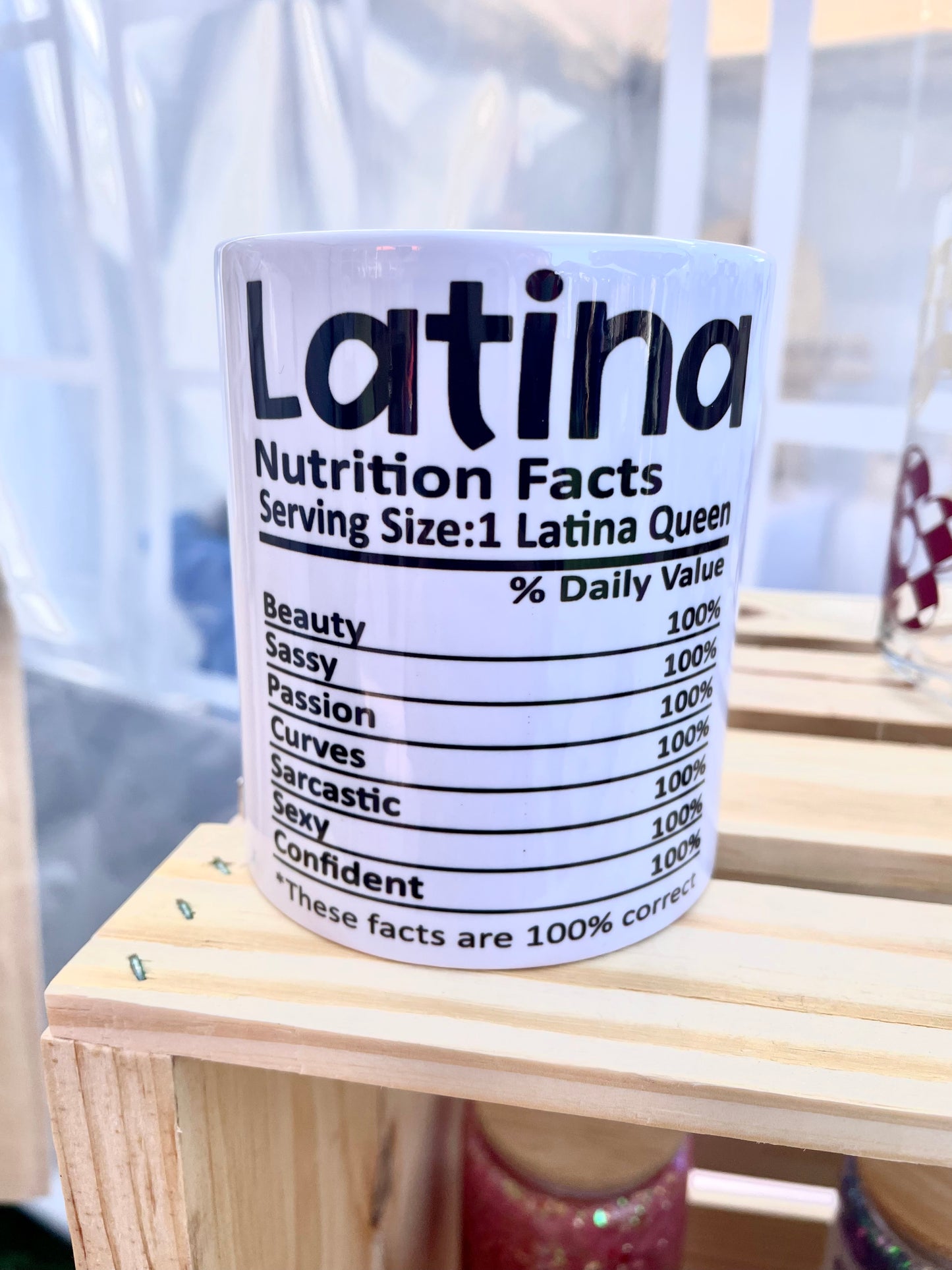 Mug- Latina Nutritional Facts